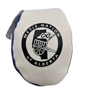 Metis Nation Of Alberta Hacky Sack Toy Ball White Blue Canada Read